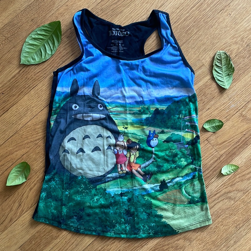 Totoro Tree Cinema Shot Racer Back Tank
